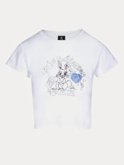 Cheap Bunny Tee - Blue Heart Women Tees