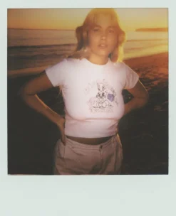 Cheap Bunny Tee - Blue Heart Women Tees