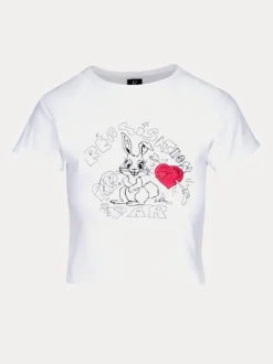 Online Bunny Tee - Red Heart Women Tees