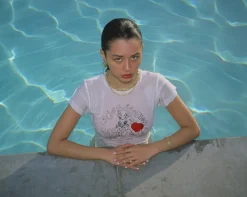 Online Bunny Tee - Red Heart Women Tees