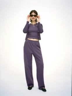 Online Classic Sweatpants - Deep Purple Women Bottoms