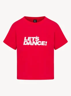 Sale Let's Dance Tee - Red Women Tees
