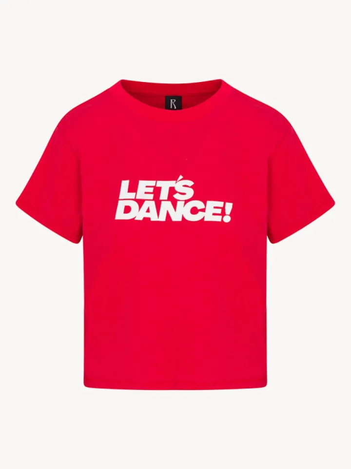 Sale Let's Dance Tee - Red Women Tees