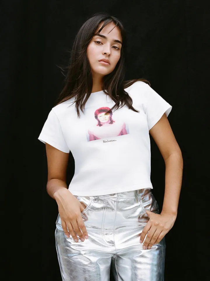 Cheap Pin Ups Baby Tee - White Women Tees