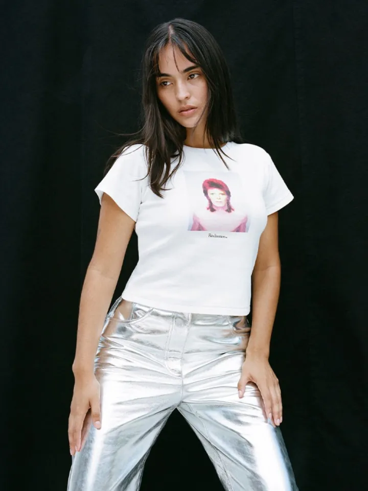Cheap Pin Ups Baby Tee - White Women Tees