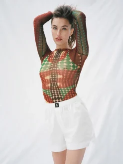 Hot Real Boxer Shorts - White Women Bottoms
