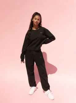 Store Real Sweatpants - Black Women Bottoms