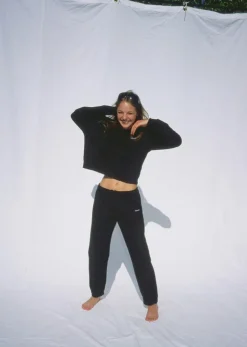 Store Real Sweatpants - Black Women Bottoms