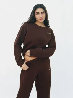Fashion Real Sweatpants - Chocolate Women Bottoms