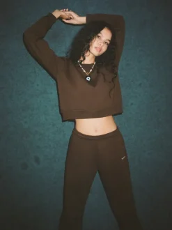 Discount Real Sweatshirt - Chocolate Women Sweats