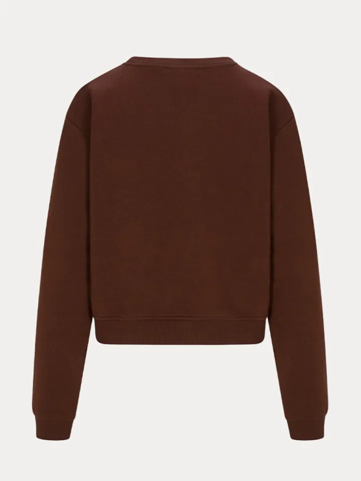 Discount Real Sweatshirt - Chocolate Women Sweats