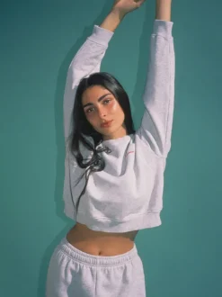 Outlet Real Sweatshirt - Grey Women Sweats