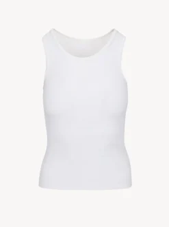 Store Real Tank - White Women Tanks