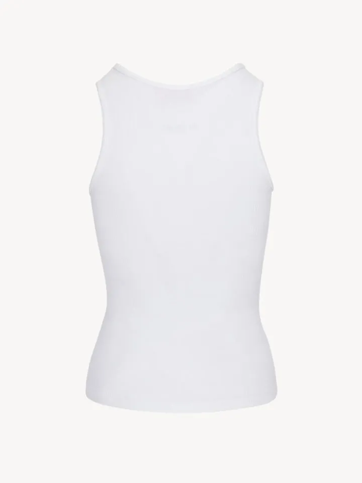 Store Real Tank - White Women Tanks