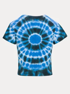 Discount Real Tie Dye Logo Tee - Lagoon Women Tees