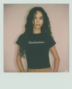 Sale Realisation Logo Tee - Black Women Tees
