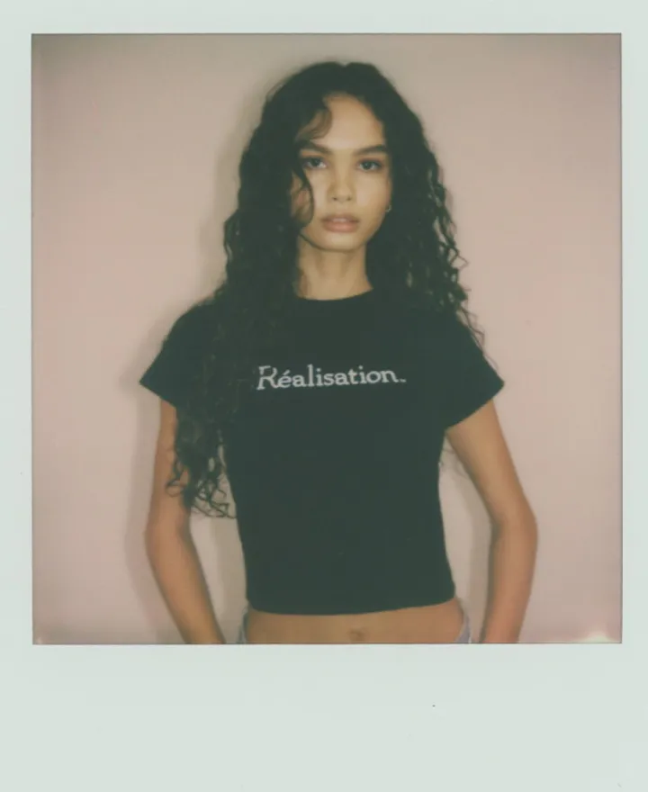Sale Realisation Logo Tee - Black Women Tees
