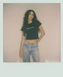 Sale Realisation Logo Tee - Black Women Tees