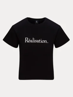Sale Realisation Logo Tee - Black Women Tees