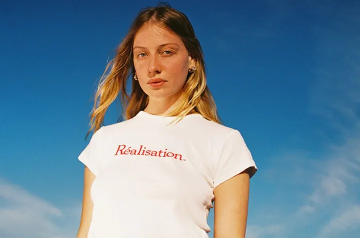 Best Realisation Logo Tee - White Women Tees