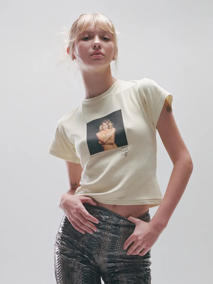 Sale Studio Baby Tee - Lemon Women Tees