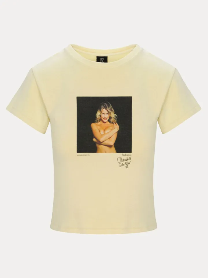Sale Studio Baby Tee - Lemon Women Tees