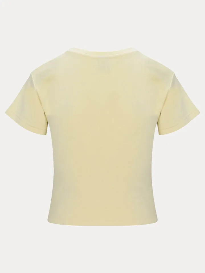 Sale Studio Baby Tee - Lemon Women Tees