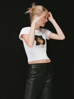 Best Sale Studio Baby Tee - White Women Tees