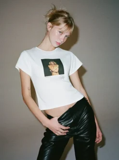 Best Sale Studio Baby Tee - White Women Tees