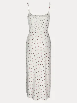 Shop The Alba - White Strawberry Women Dresses