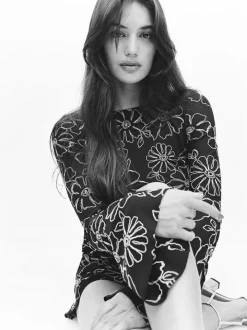 Discount The Brigitte - Embroidered Fleur Women Dresses