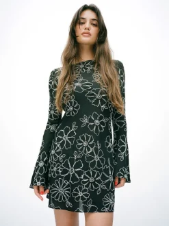 Discount The Brigitte - Embroidered Fleur Women Dresses