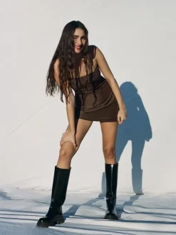 Online The Christy - Chocolate Women Dresses