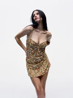 Clearance The Devon - 70S Floral Women Dresses