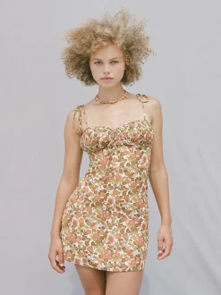 Clearance The Devon - 70S Floral Women Dresses