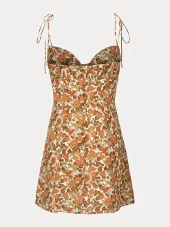 Clearance The Devon - 70S Floral Women Dresses