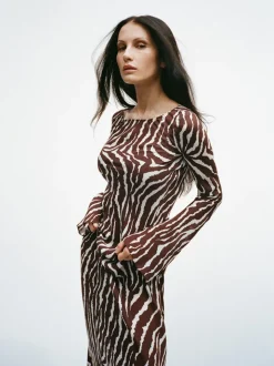 Cheap The Gia - Animal Women Dresses