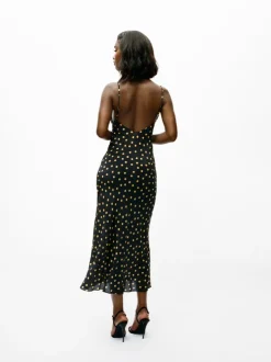 Hot The Iggy - Yellow Polka Dot Women Dresses