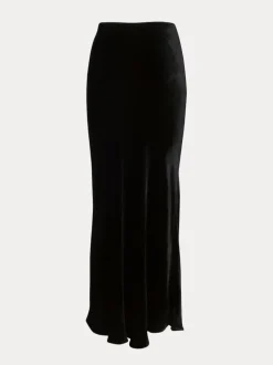 Fashion The Joni - Black Velvet Women Bottoms