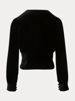 Online The Kaia - Black Velvet Women Tops