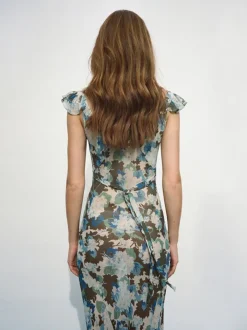 Hot The Lila - Blue Hydrangea Women Dresses