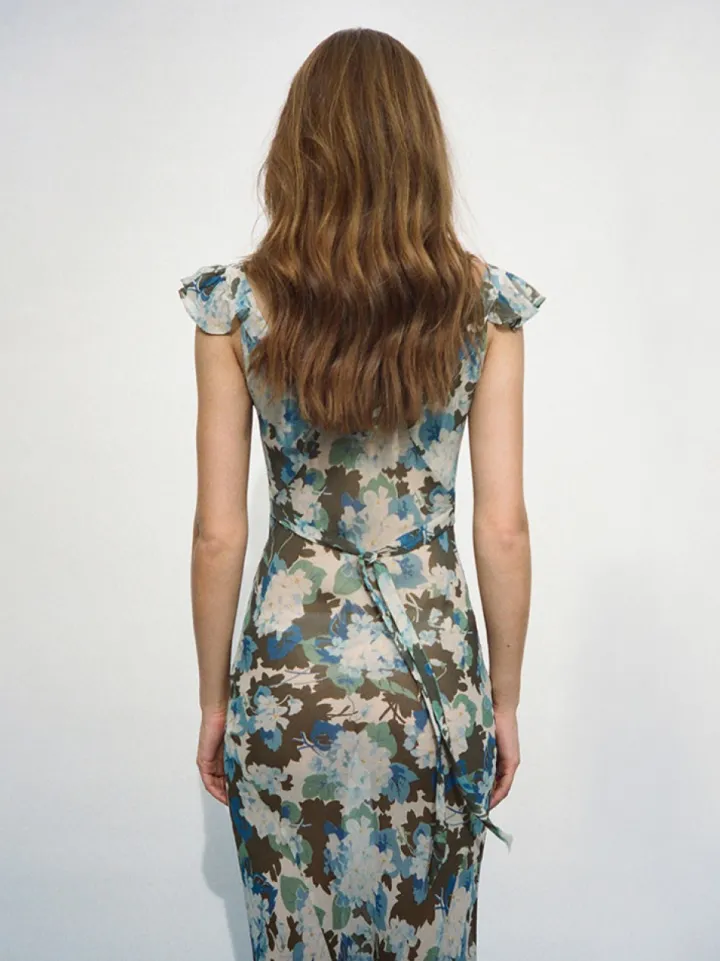 Hot The Lila - Blue Hydrangea Women Dresses
