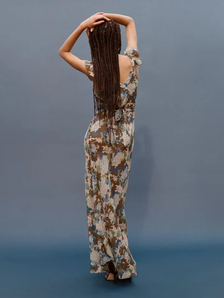 Hot The Lila - Blue Hydrangea Women Dresses