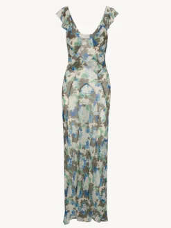 Hot The Lila - Blue Hydrangea Women Dresses