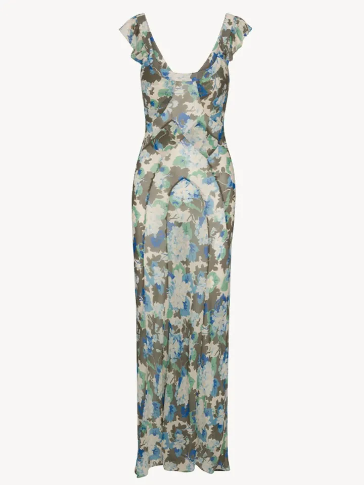 Hot The Lila - Blue Hydrangea Women Dresses