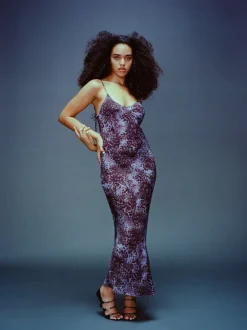 Hot The Penelope - Purple Leopard Women Dresses