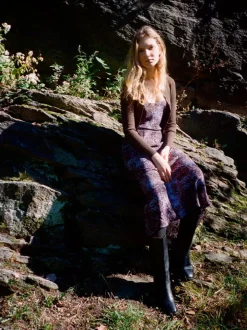 Hot The Penelope - Purple Leopard Women Dresses