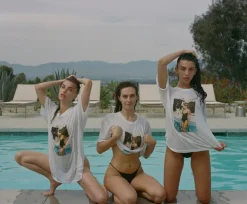Best Sale The Poolside Tee - White Women Tops