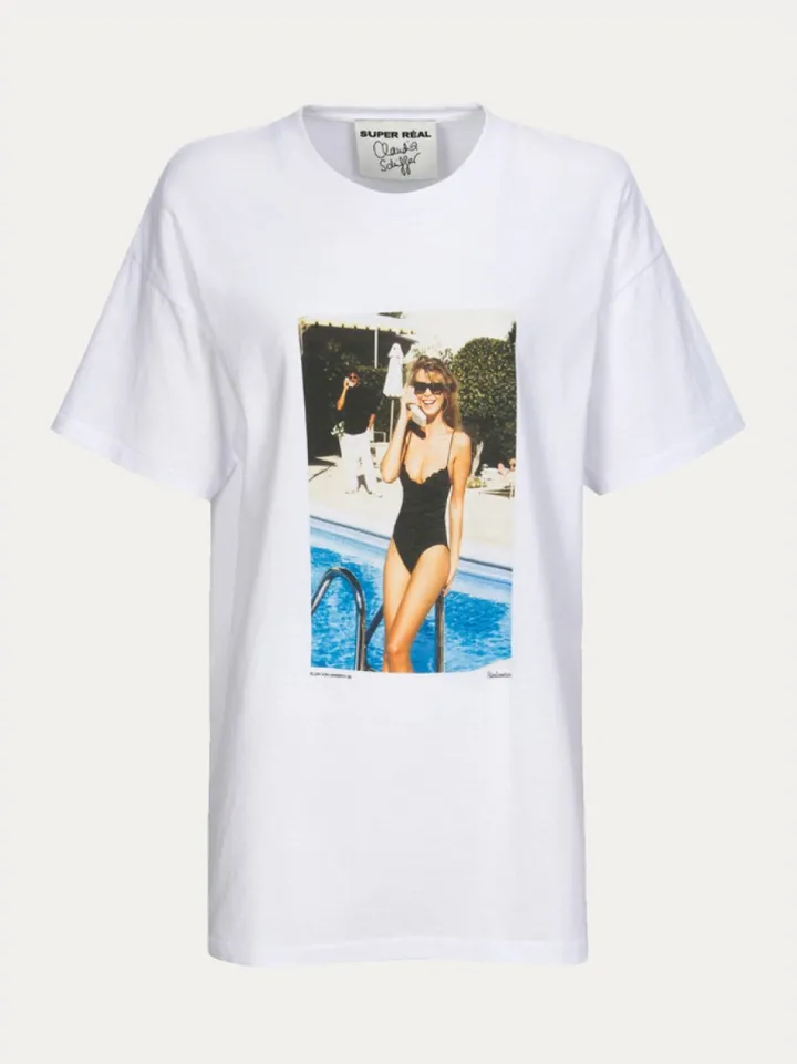 Best Sale The Poolside Tee - White Women Tops