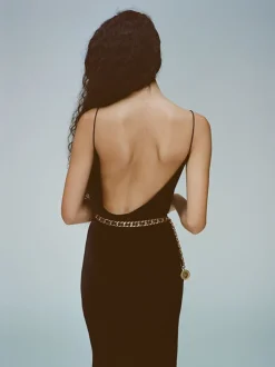Fashion The Rachel - Black Velvet Women Dresses